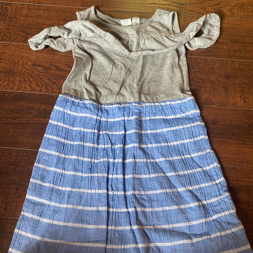 Gap dress grey and blue size small